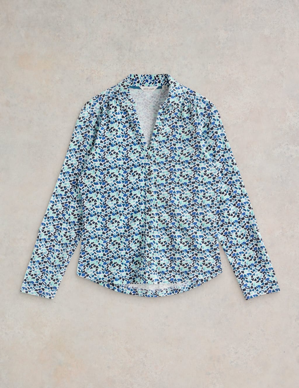 Pure Cotton Jersey Printed Collared Shirt 2 of 6