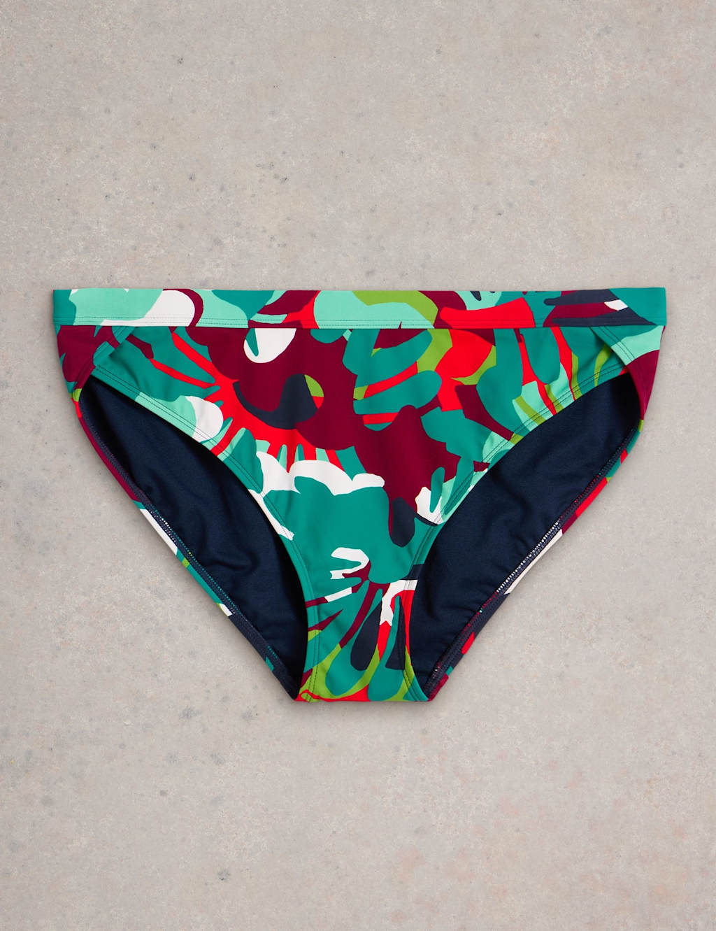 Printed High Leg Bikini Bottoms 2 of 6