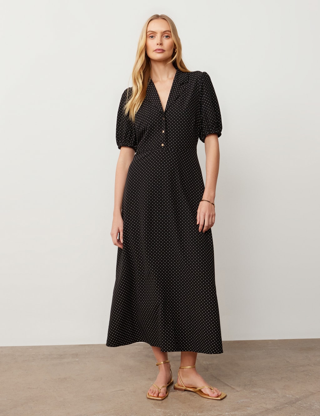 M&s polka dot dress outlet