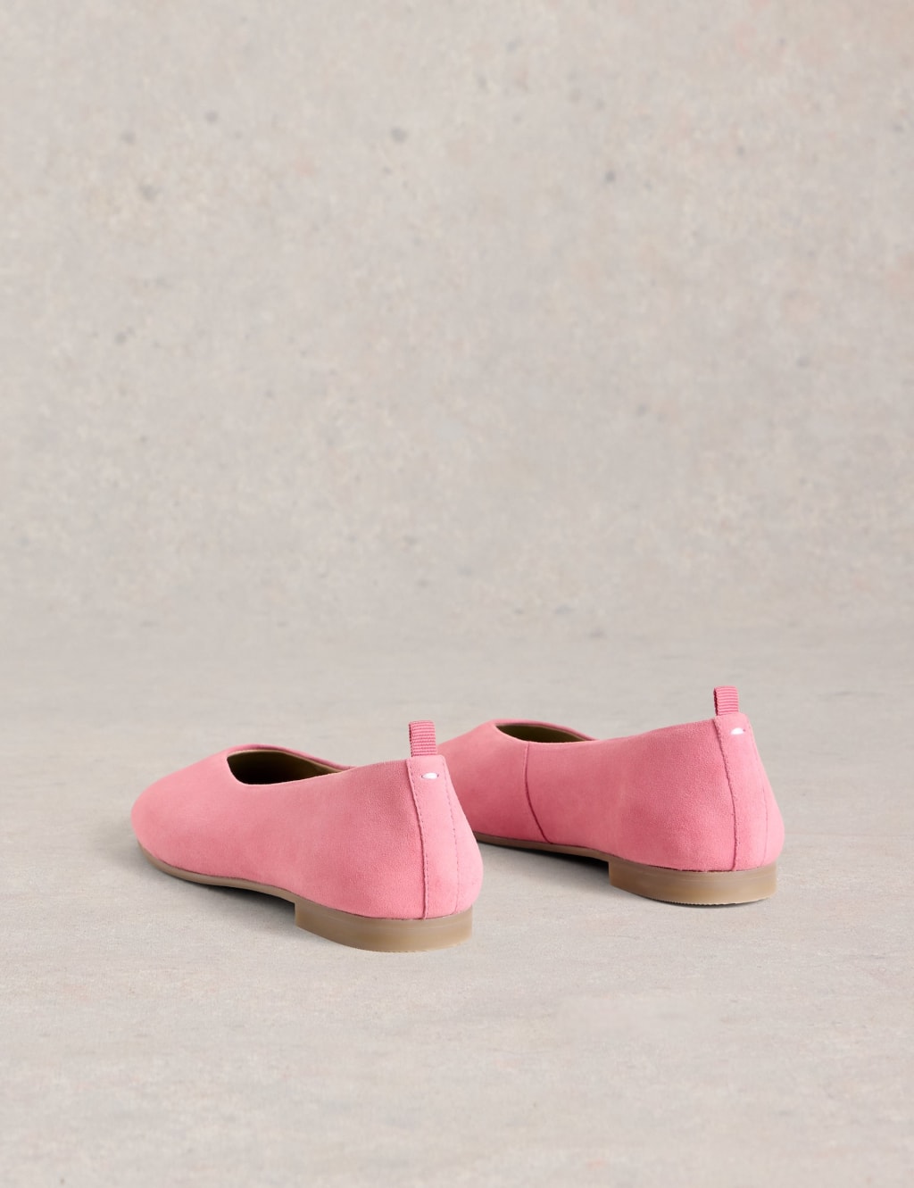 Suede Flat Ballet Pumps 3 of 4