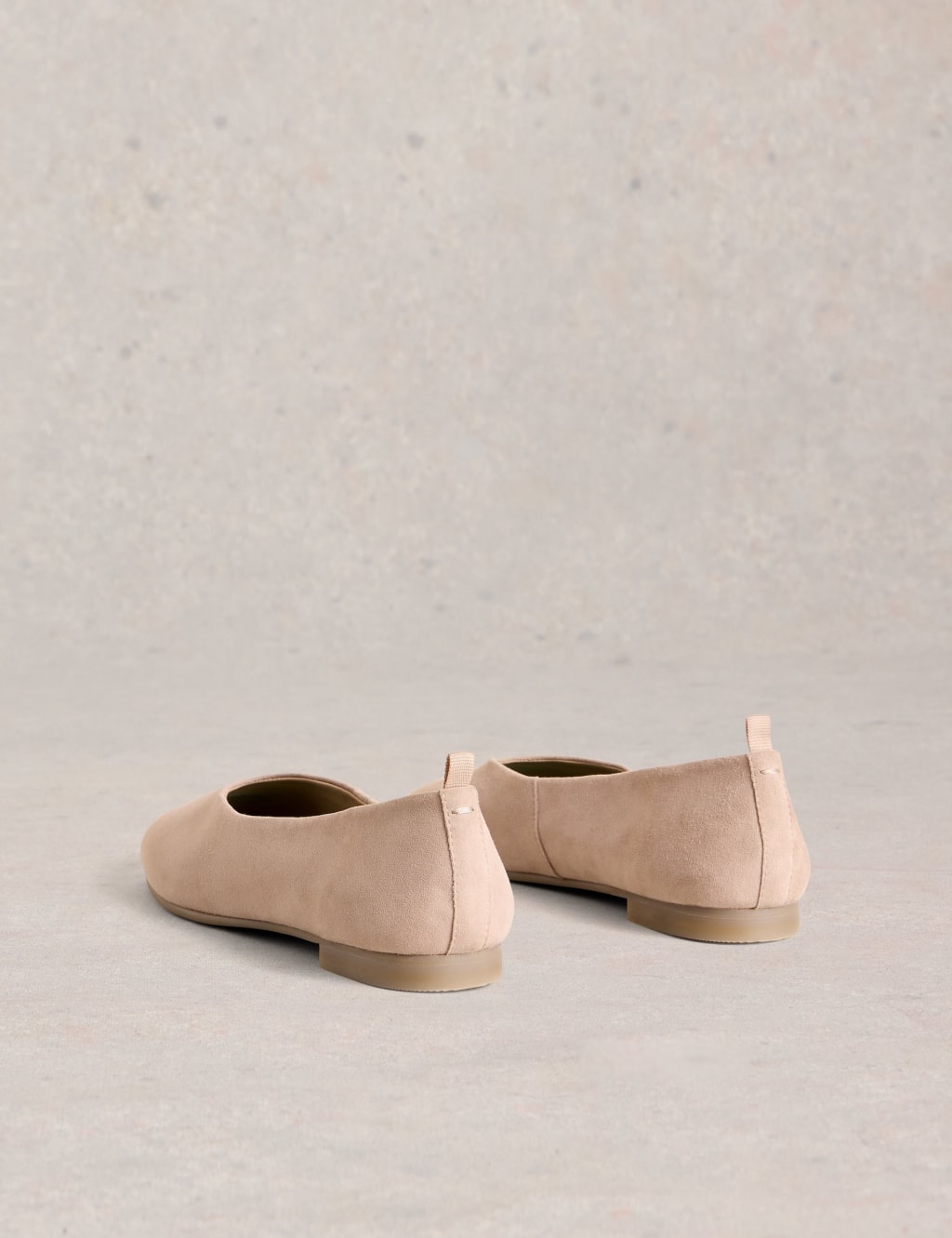 Suede Flat Ballet Pumps 3 of 4