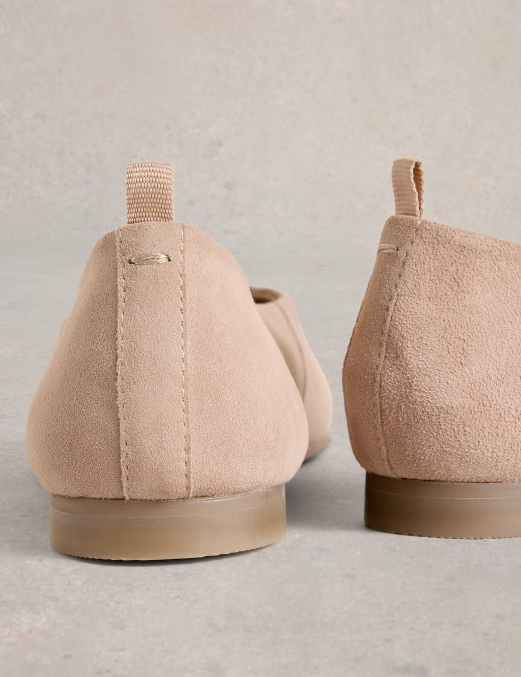 Suede Flat Ballet Pumps 4 of 4