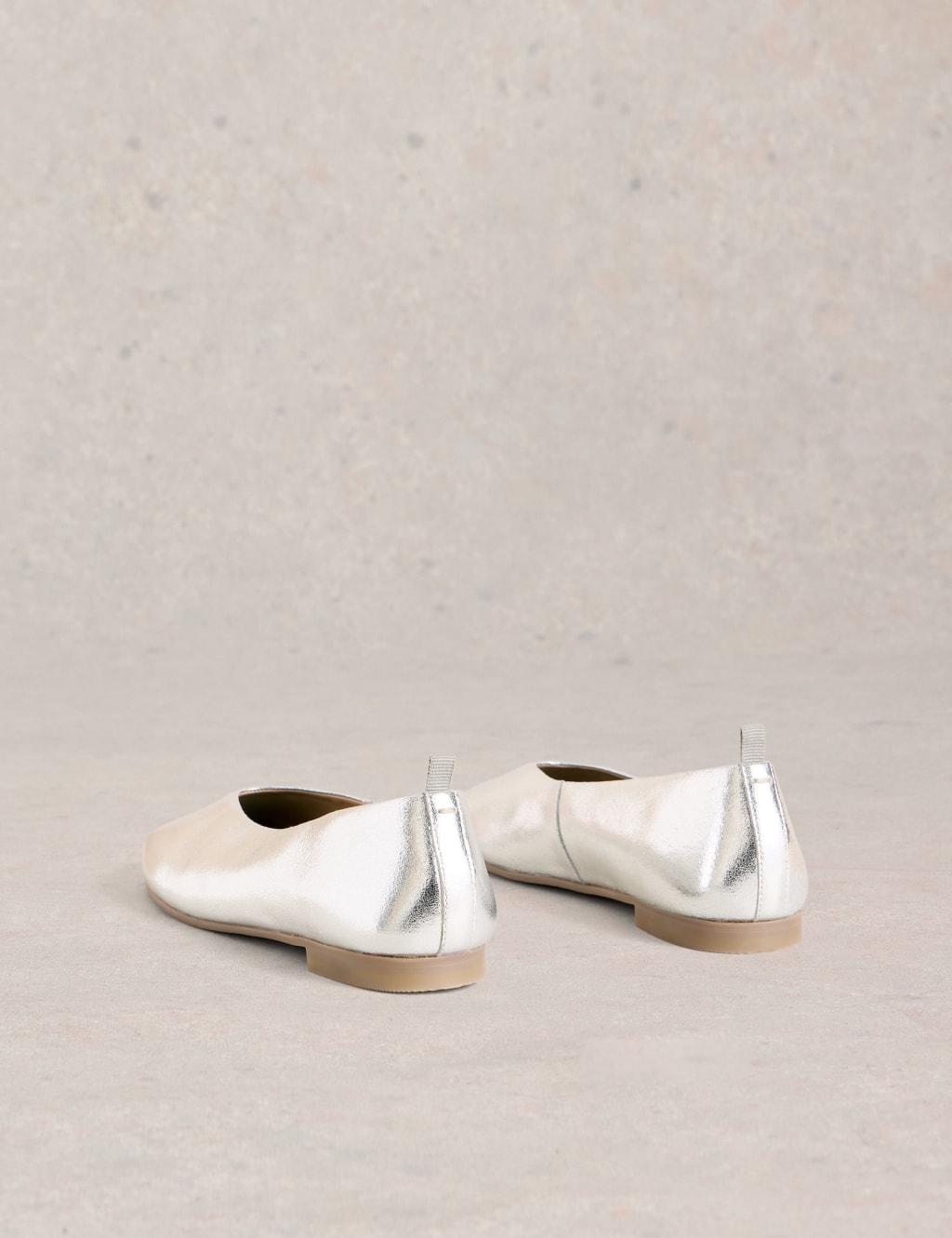 Suede Flat Ballet Pumps 3 of 4