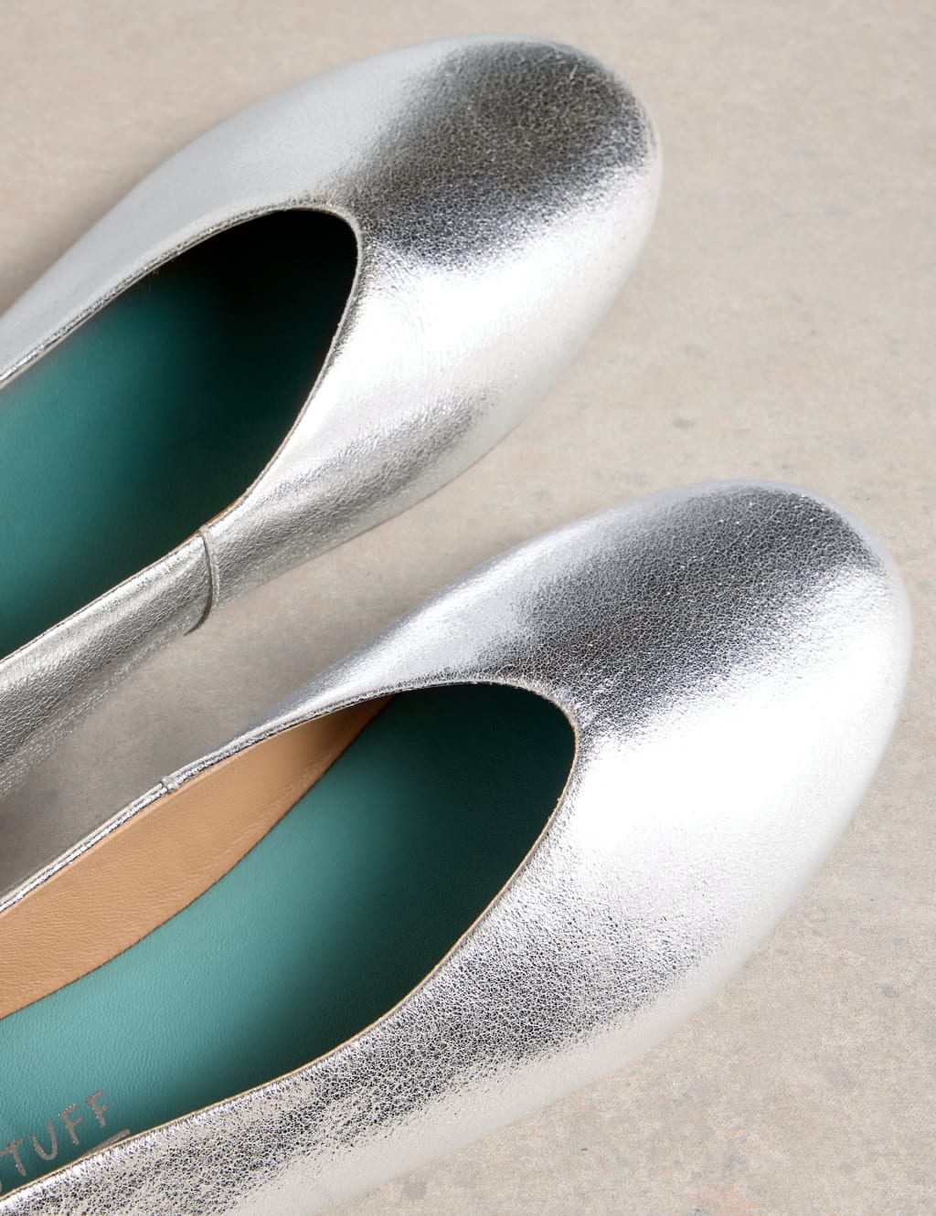Suede Flat Ballet Pumps 4 of 4