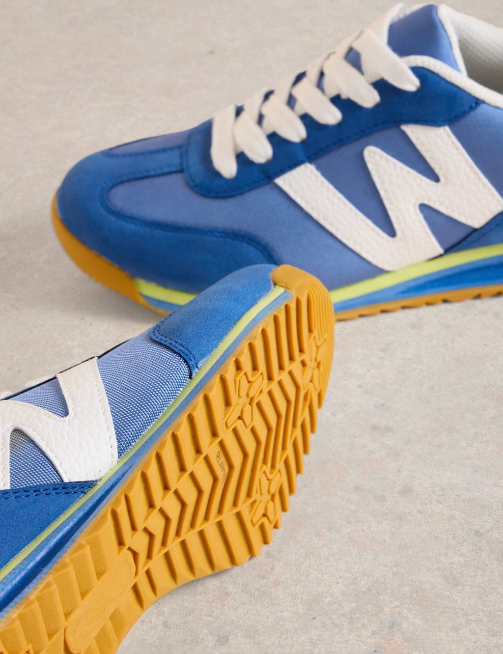 Canvas Lace Up Side Detail Trainers 5 of 5