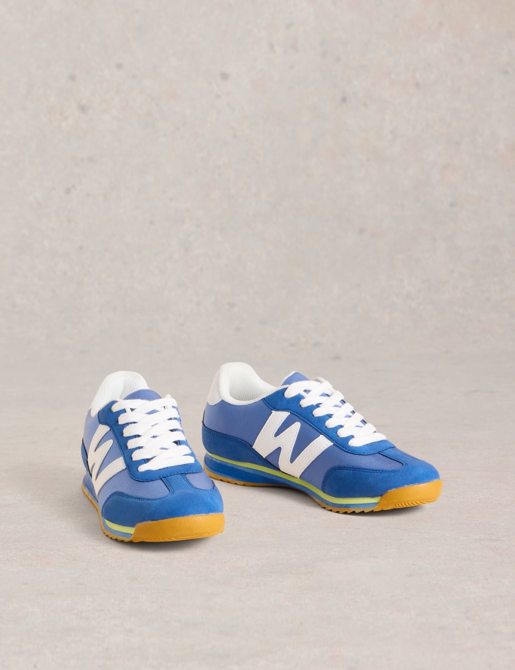 Canvas Lace Up Side Detail Trainers 2 of 5