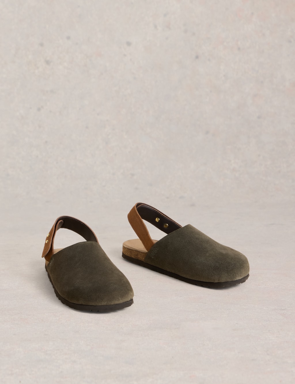 Leather Slingback Footbed Sandals 2 of 4