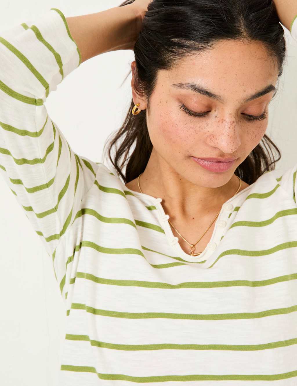 Pure Cotton Striped T-Shirt 5 of 5
