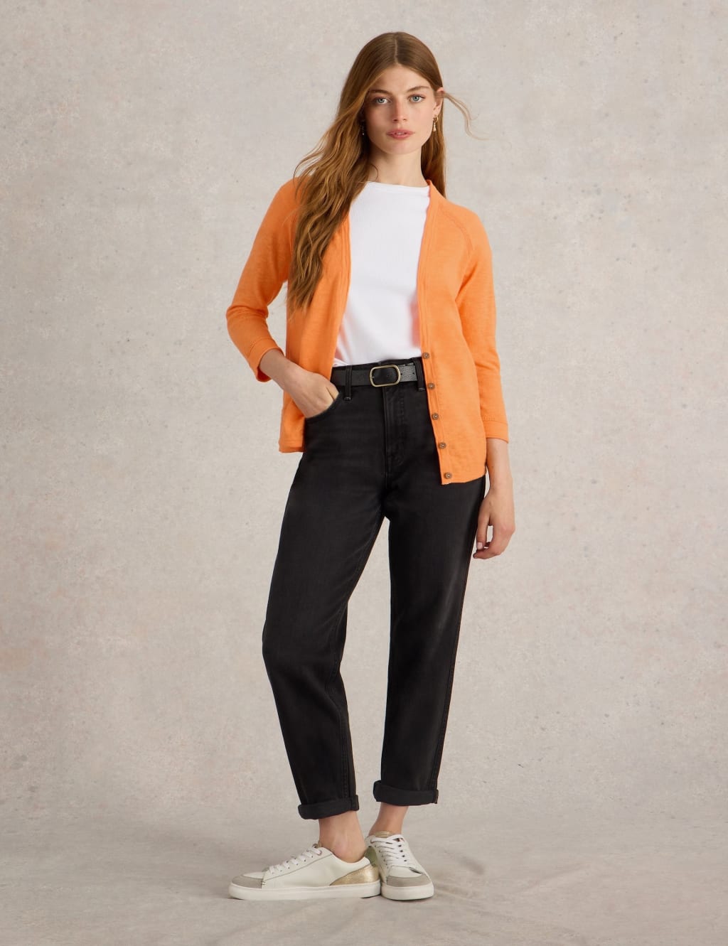 M&s orange cardigan shop