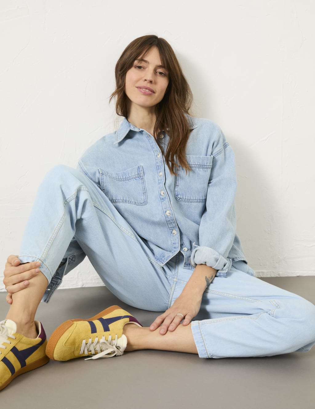Pure Cotton Collared Button Through Shirt 3 of 5