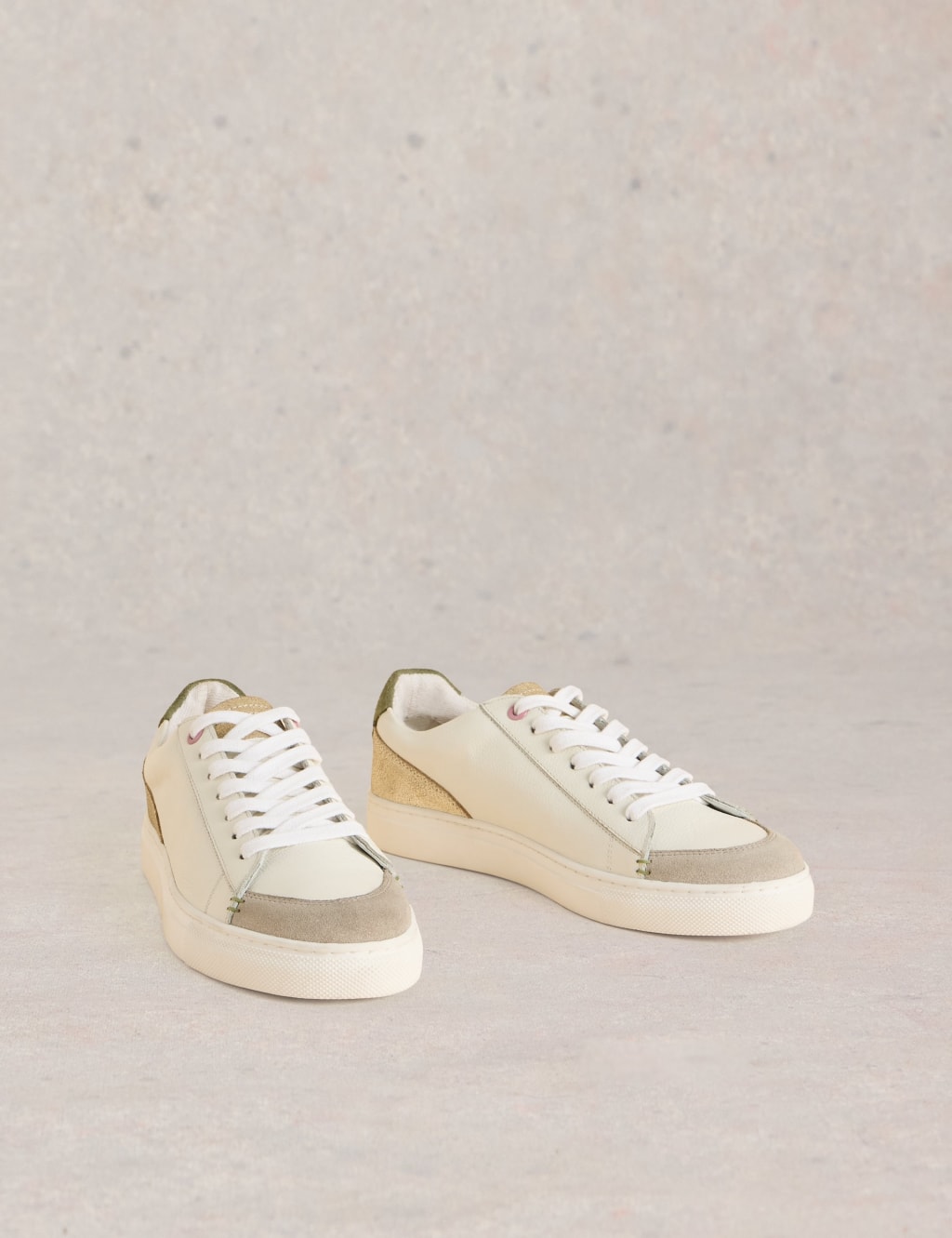 Leather Lace Up Trainers 2 of 4