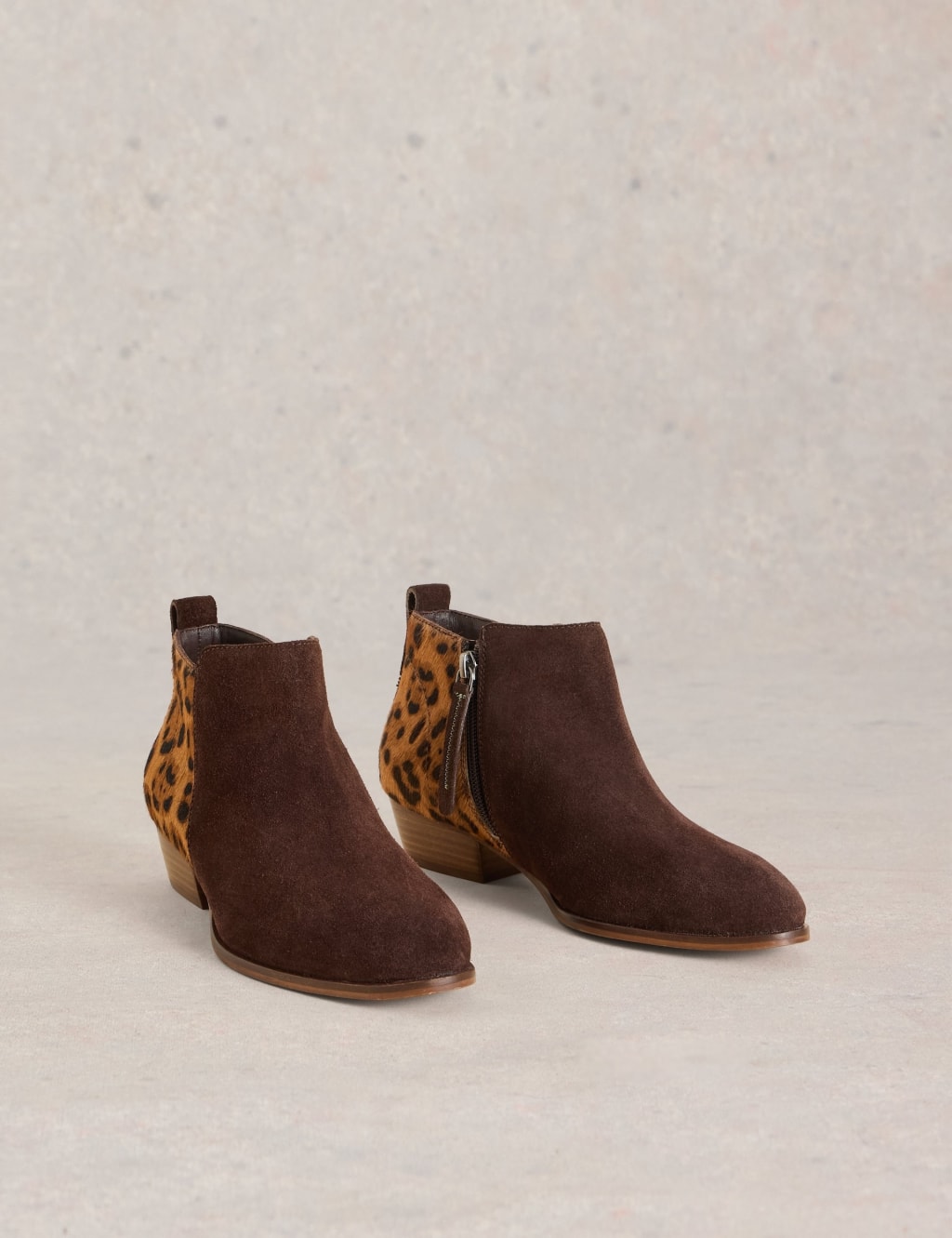 Animal boots brown suede outlet