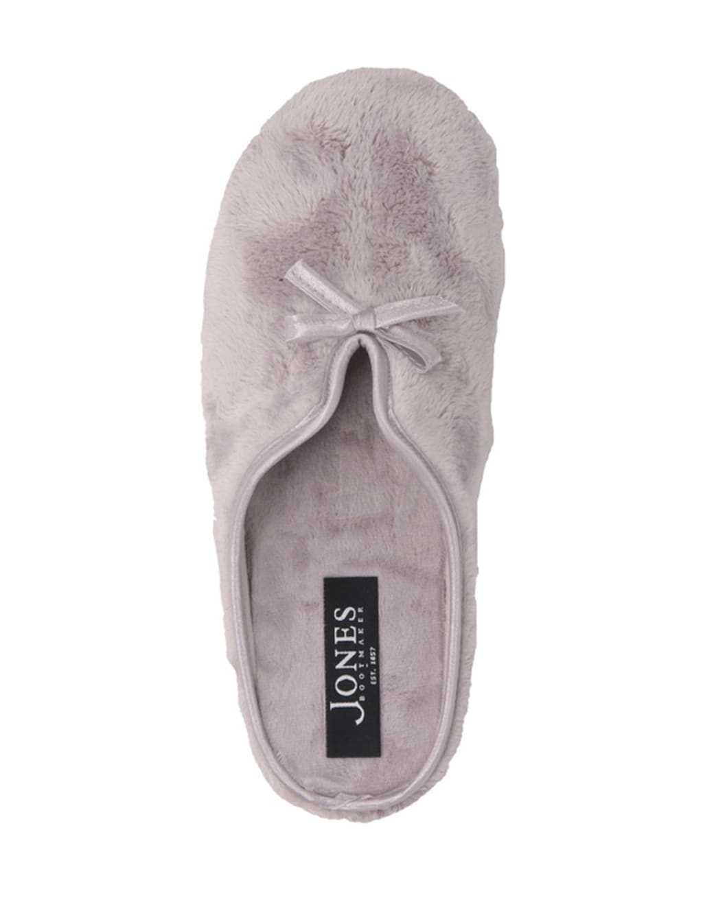 Bow Faux Fur Lined Mule Slippers 2 of 5