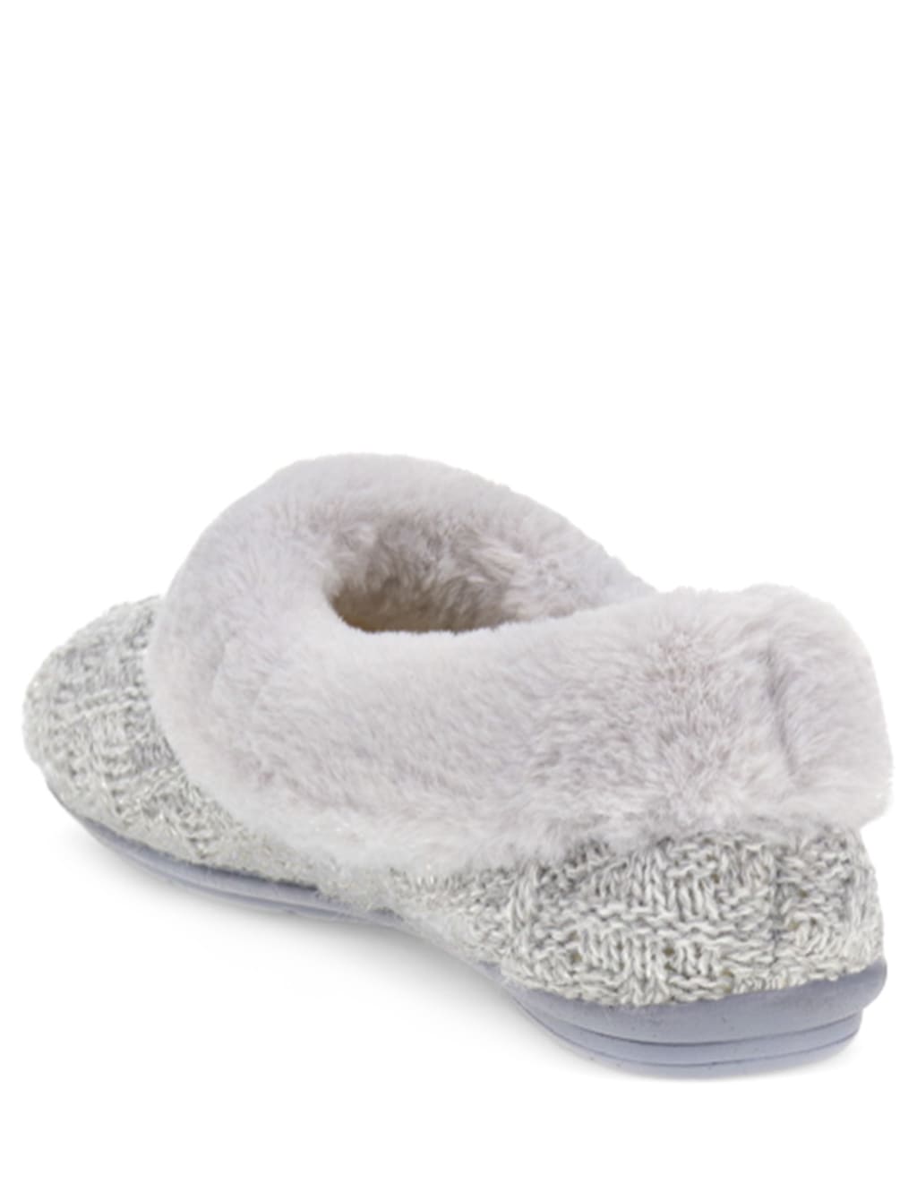 Faux Fur Cuff Slippers 3 of 6