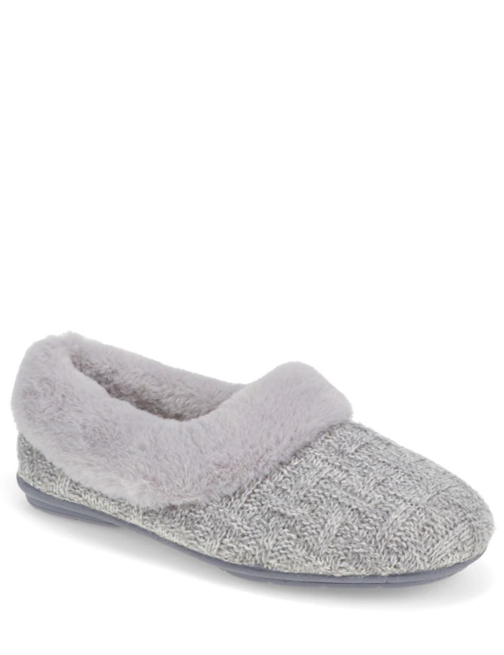 Faux Fur Cuff Slippers 4 of 6
