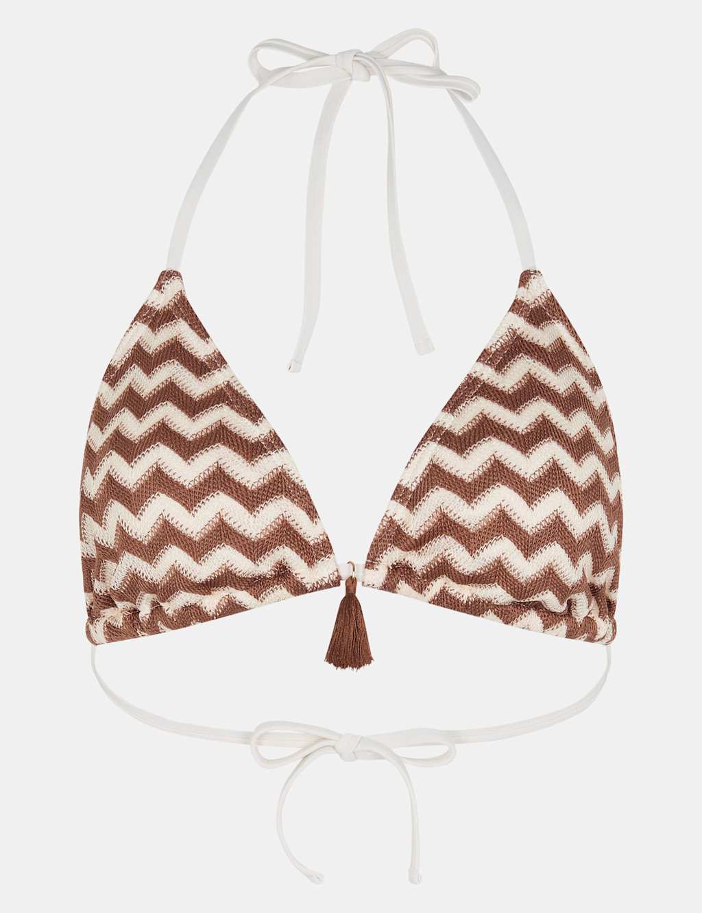 Woven Triangle Bikini Top 2 of 4