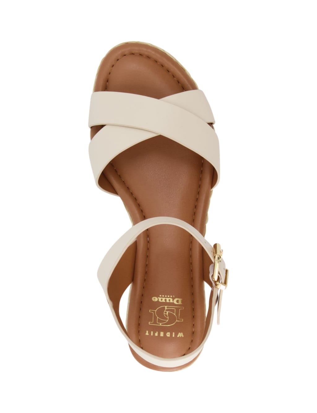 Wide Fit Leather Wedge Espadrilles 4 of 5