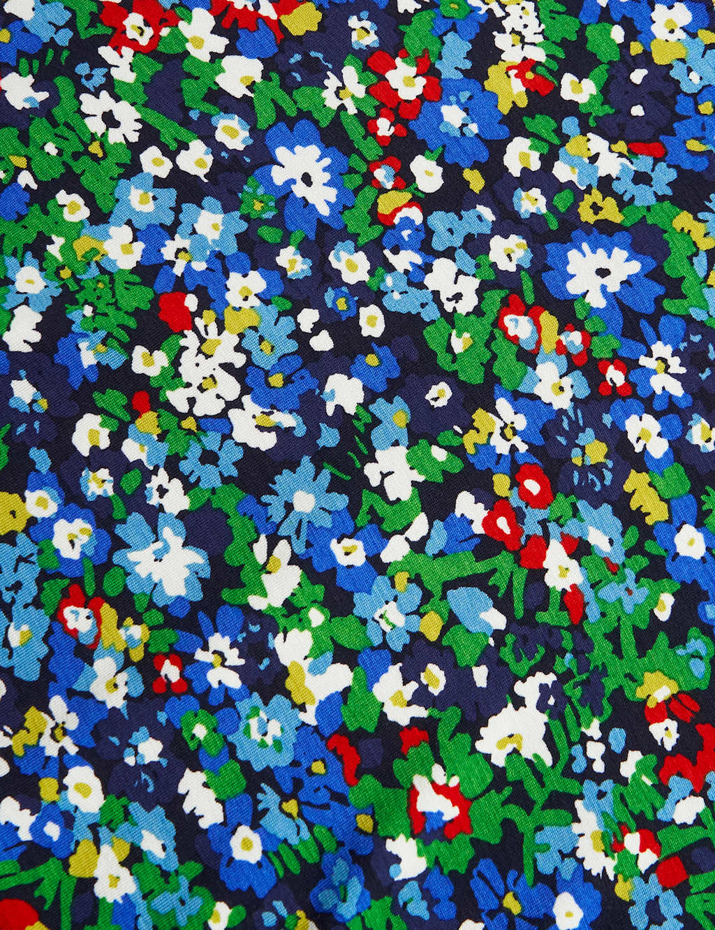 Jersey Floral V-Neck Midi Tea Dress 8 of 8