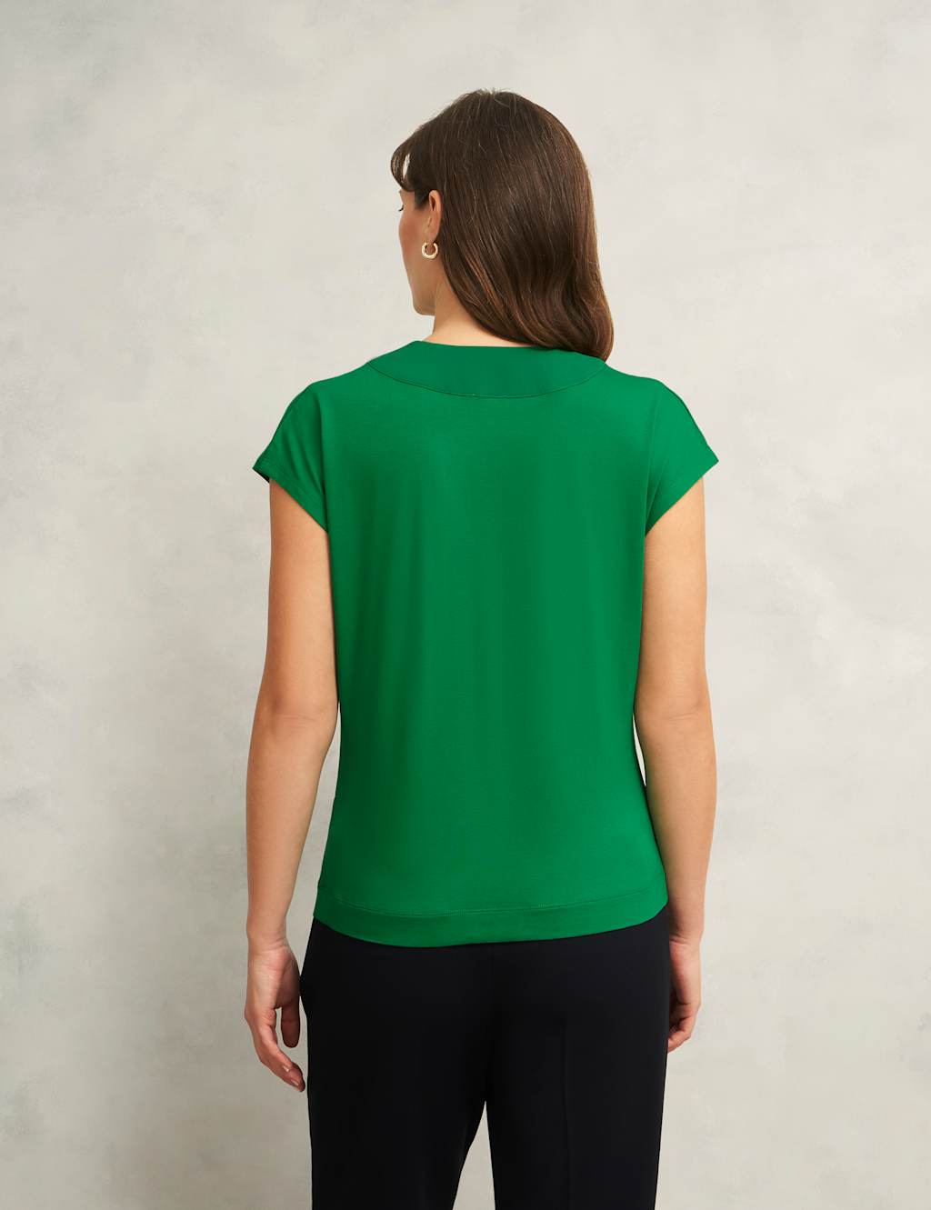 V-Neck Cap Sleeve Blouse 5 of 6