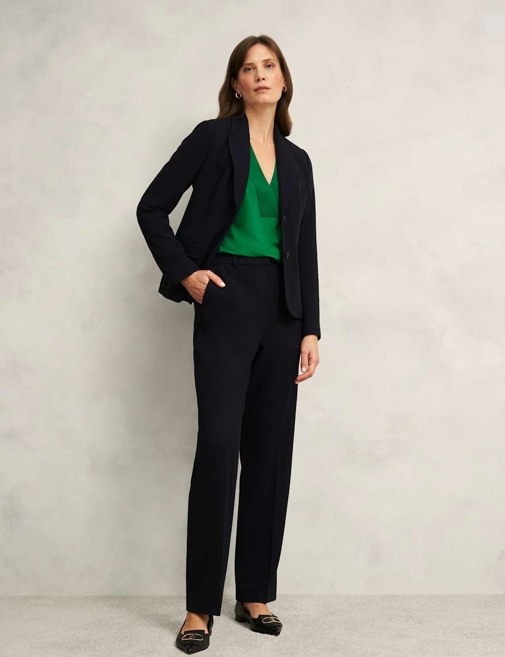 V-Neck Cap Sleeve Blouse 6 of 6