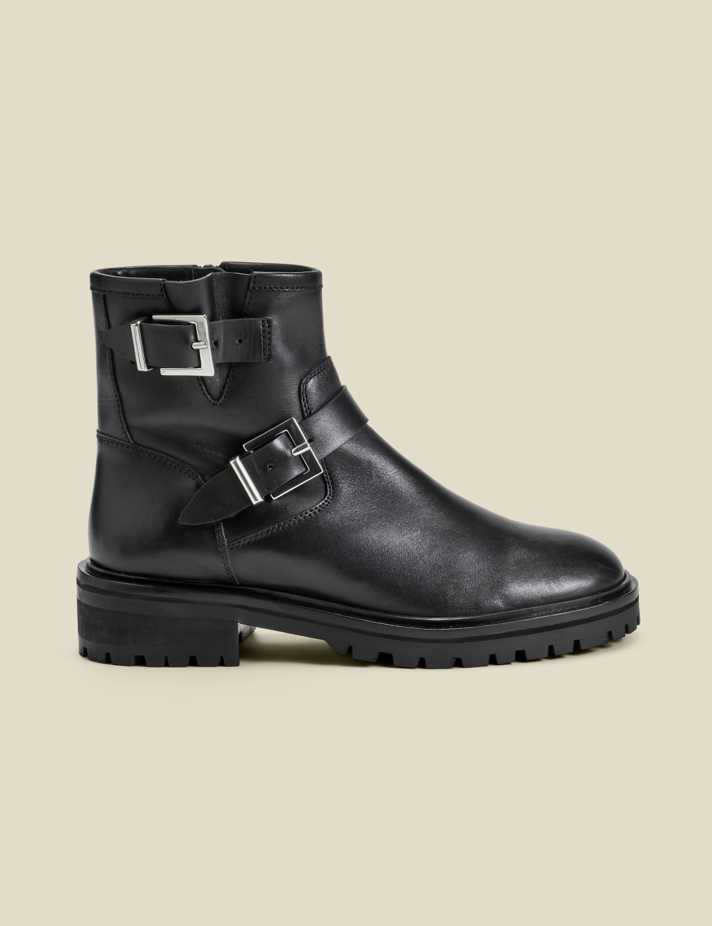 M and s biker boots top
