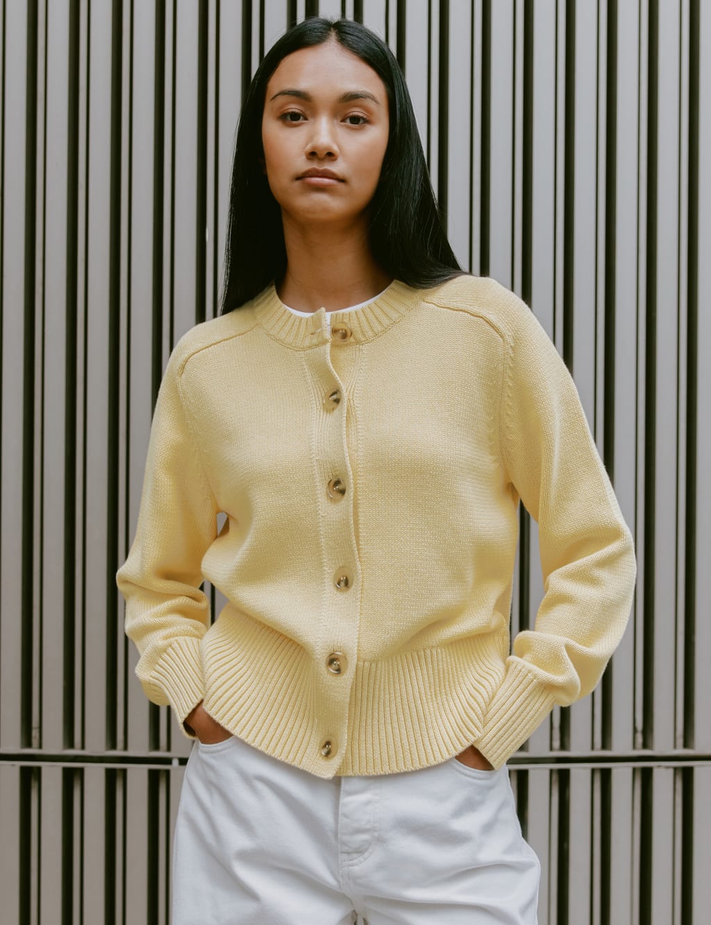 M&s yellow cardigan 2025