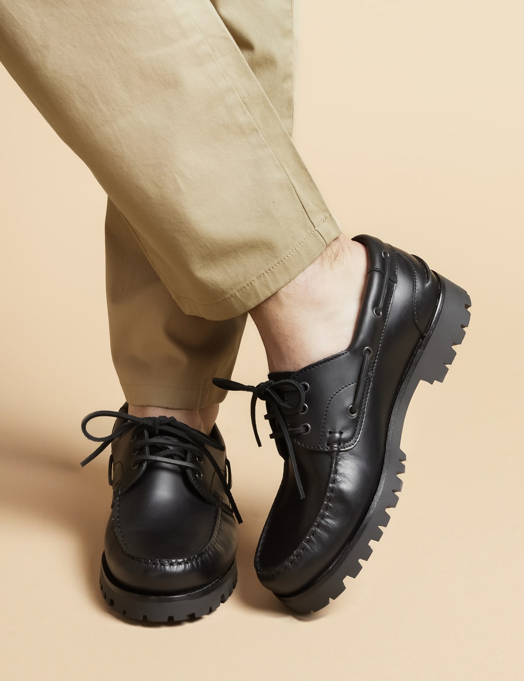 Leather Boat Shoes 1 of 7