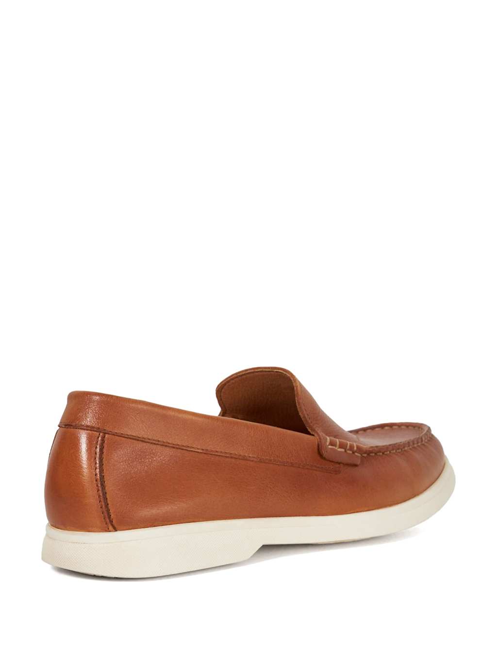 Leather Contrast Sole Loafers 2 of 5