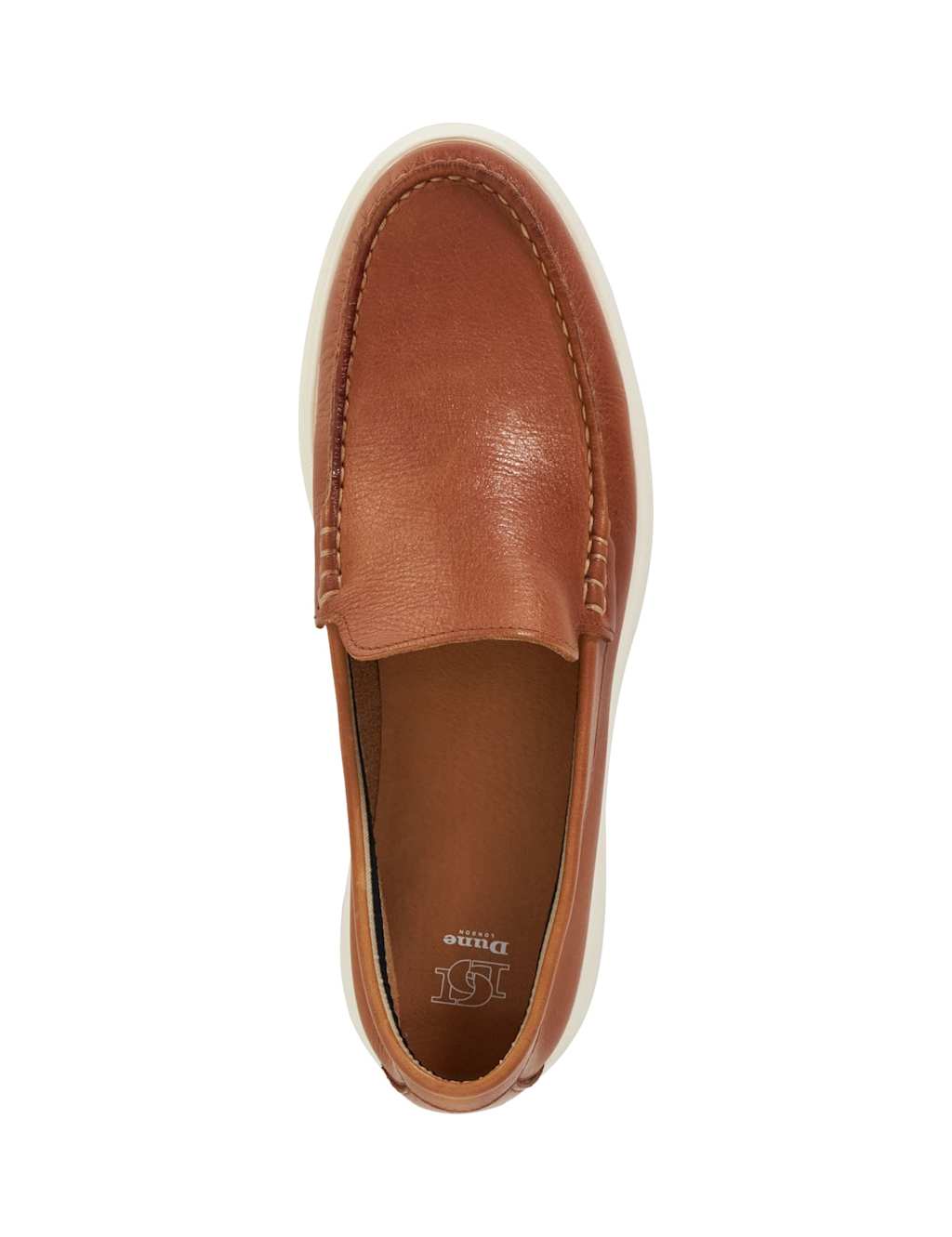 Leather Contrast Sole Loafers 4 of 5