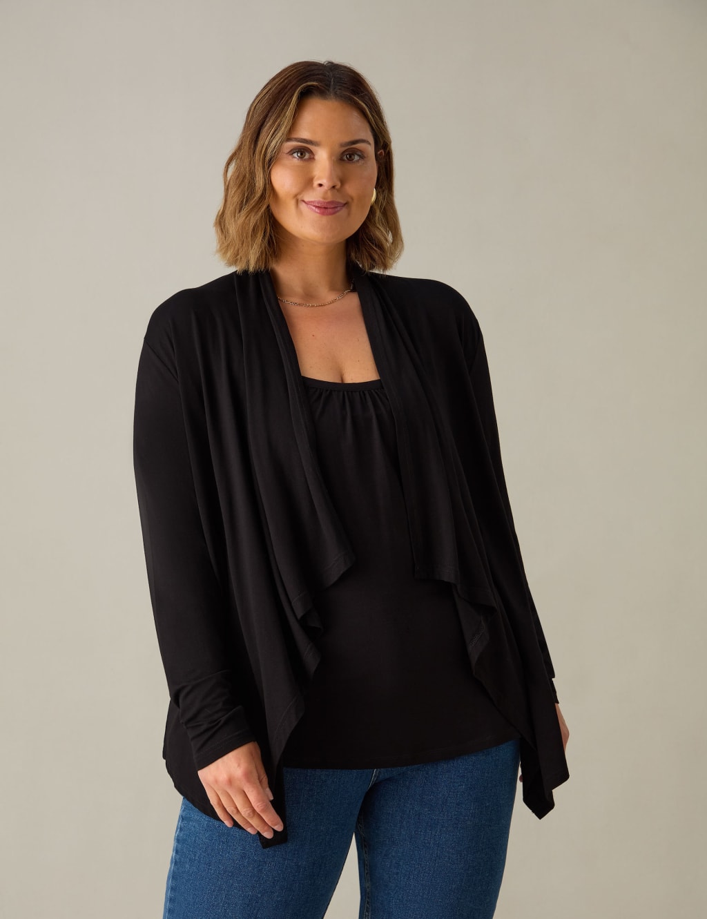 M&s black cardigan ladies online
