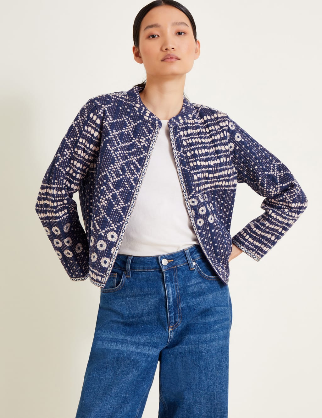 Short cotton jacket cheap