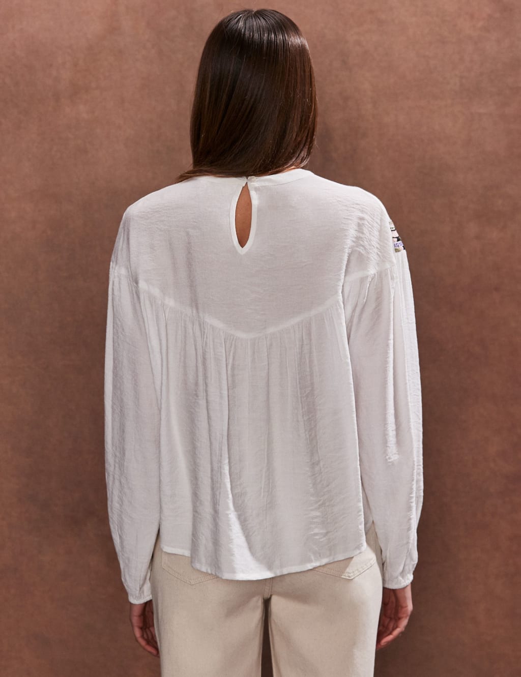 Embroidered Detail Blouse 3 of 3