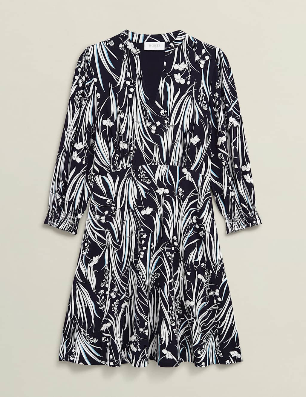Cotton Rich Jersey Floral Mini Skater Dress 2 of 9