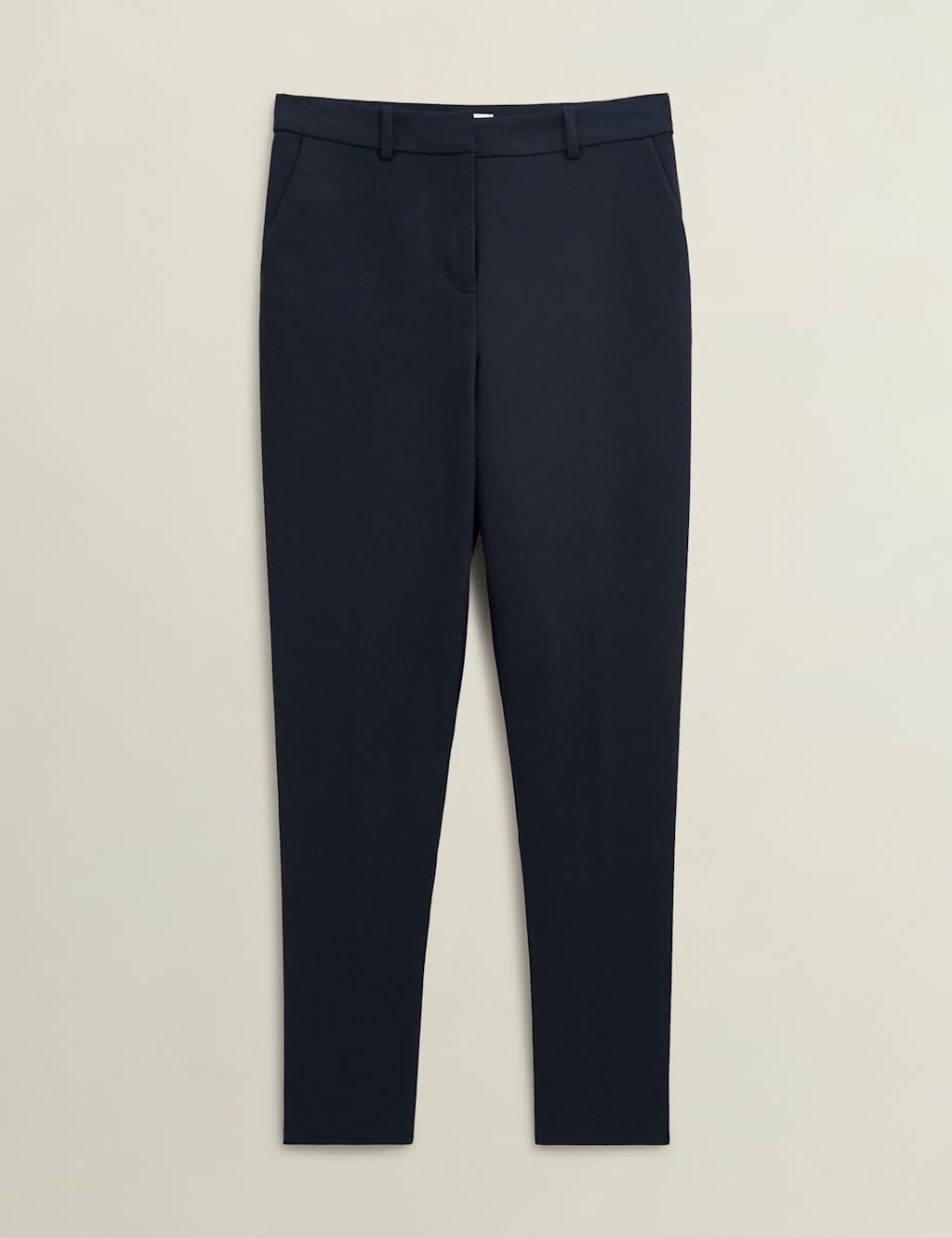 Cotton Blend Tapered Trousers 2 of 7