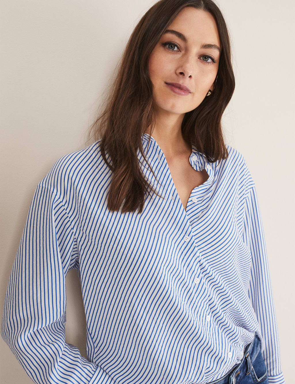 Striped Collared Shirt 2 of 6