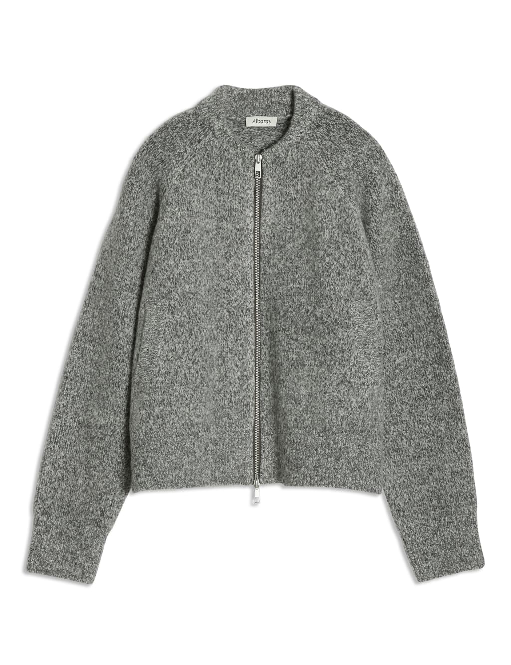 Knitted Bomber Jacket with Wool 2 of 5