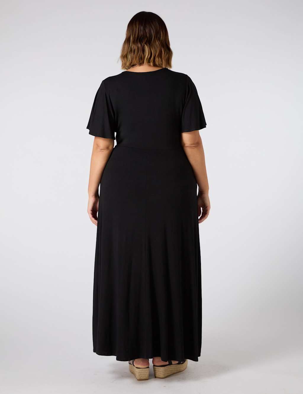 Jersey V-Neck Maxi Tea Dress 3 of 3