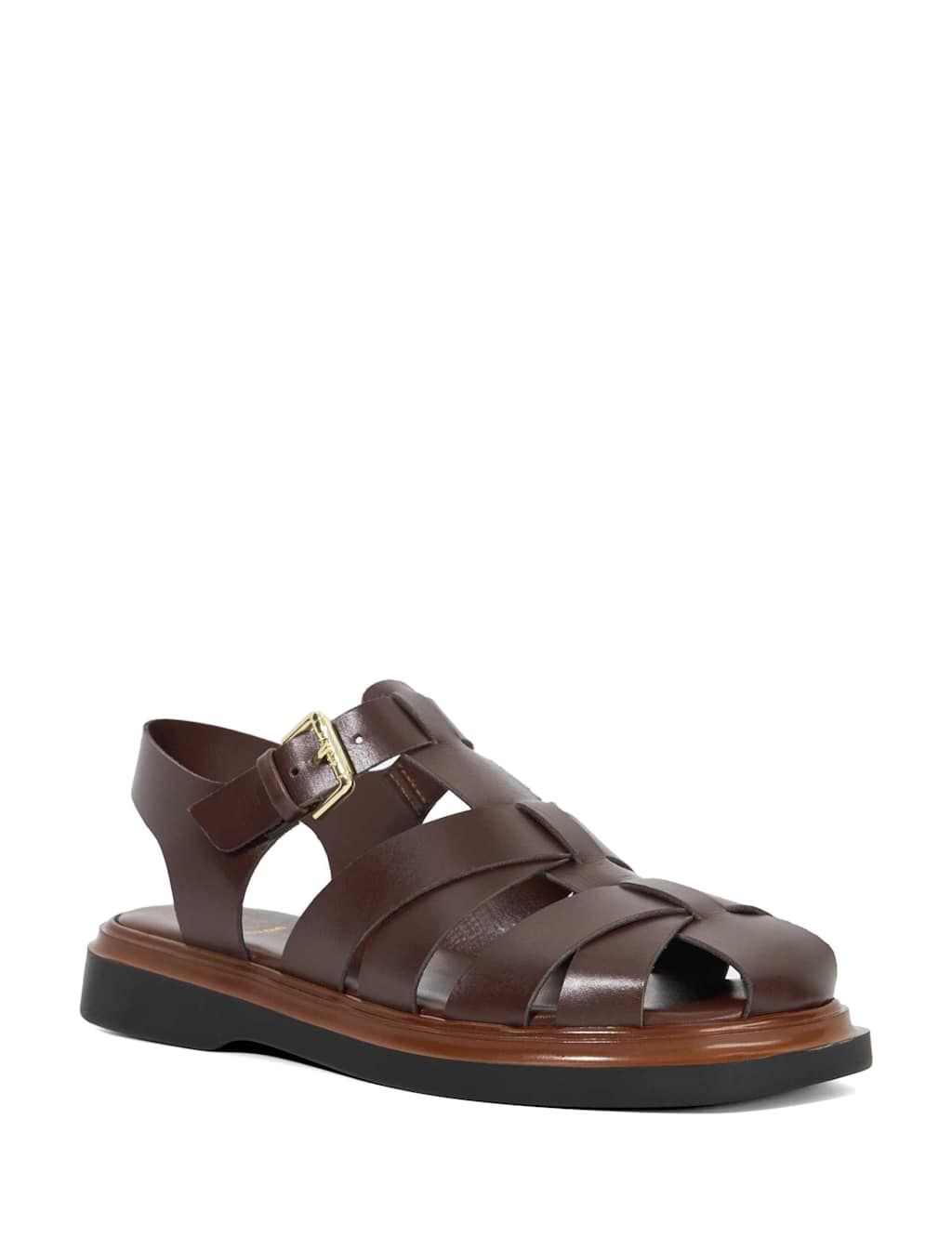 Leather Ankle Strap Fisherman Sandlas 3 of 6