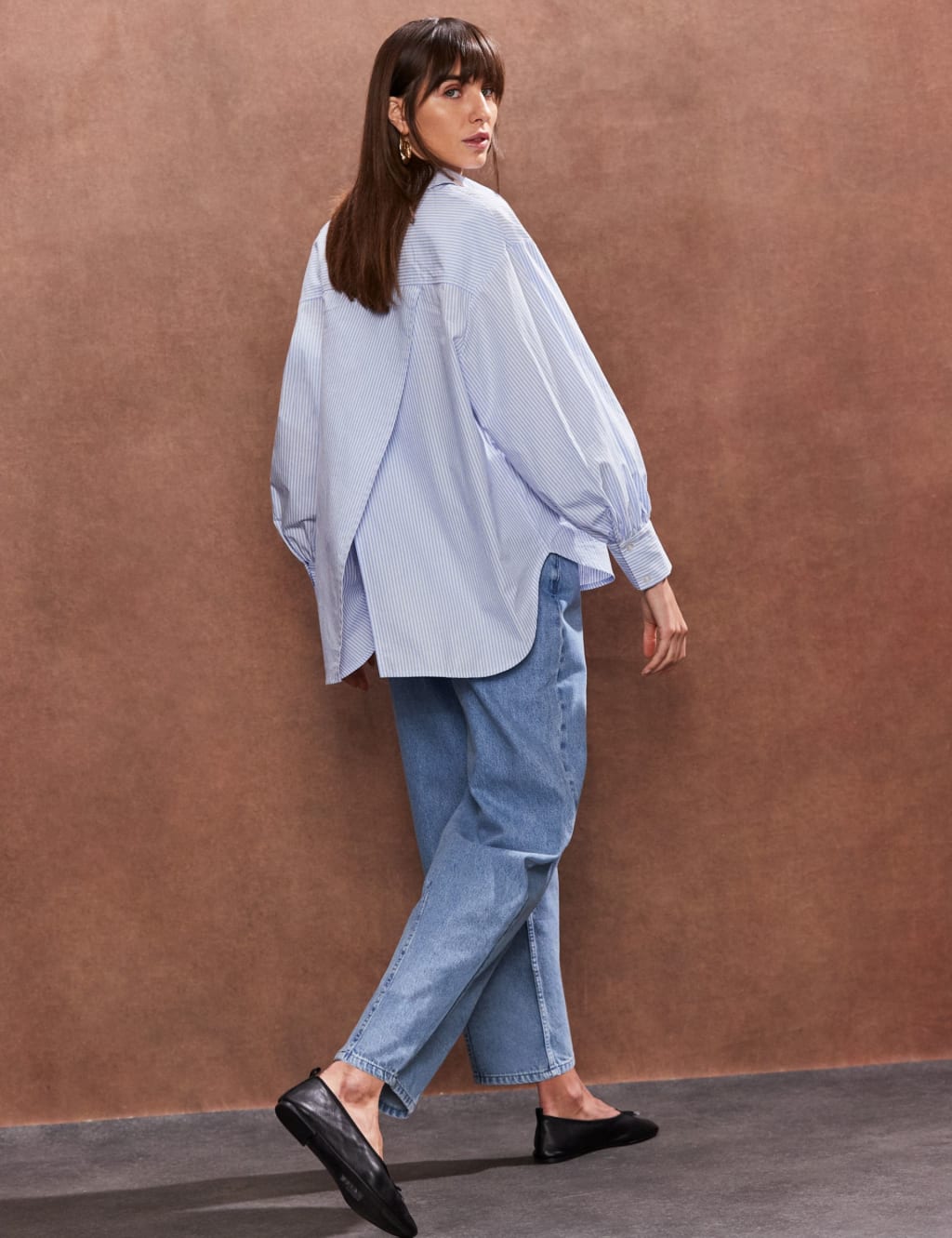 Pure Cotton Striped Relaxed Shirt 3 of 5