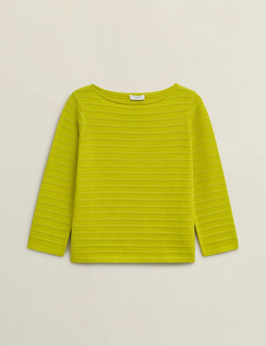 Pure Cotton Textured Jumper 2 of 7