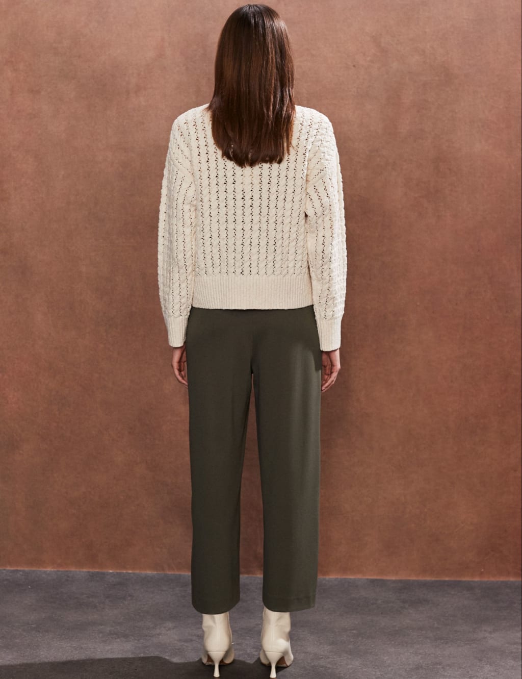 Twill Straight Leg Culottes 3 of 4