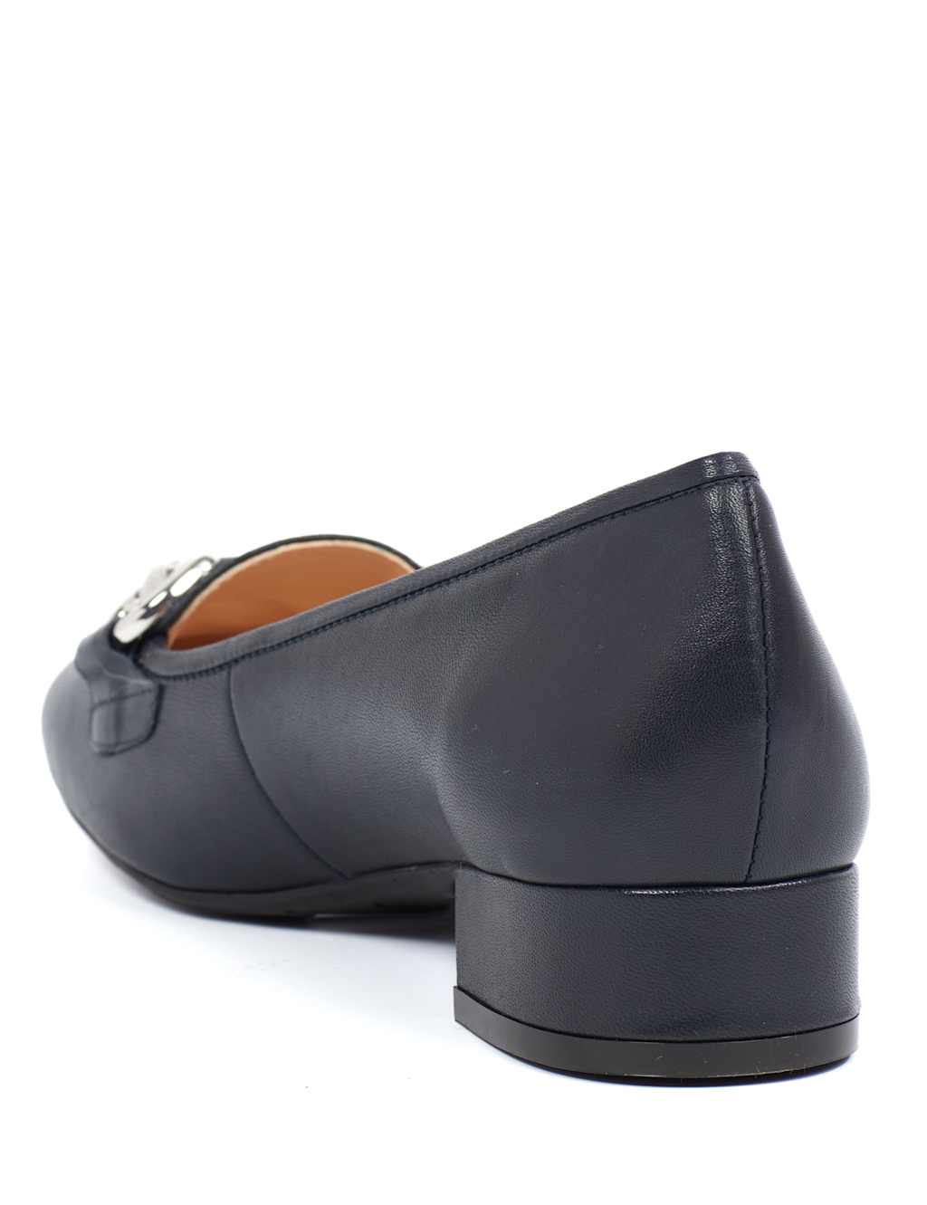 Leather Block Heel Pumps 4 of 5