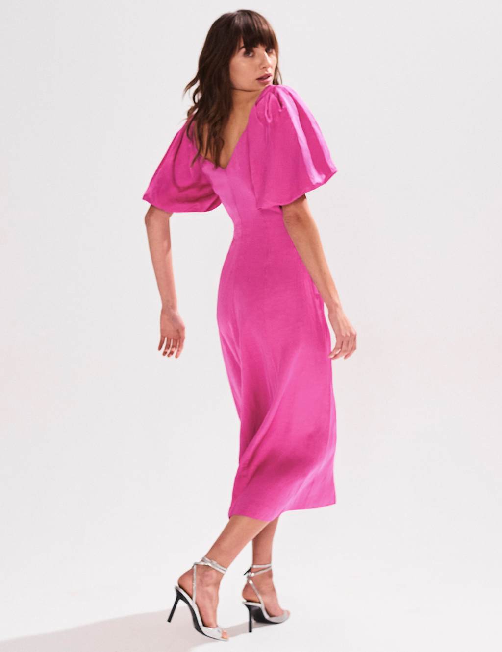 Puff Sleeve Midaxi Tea Dress 4 of 4