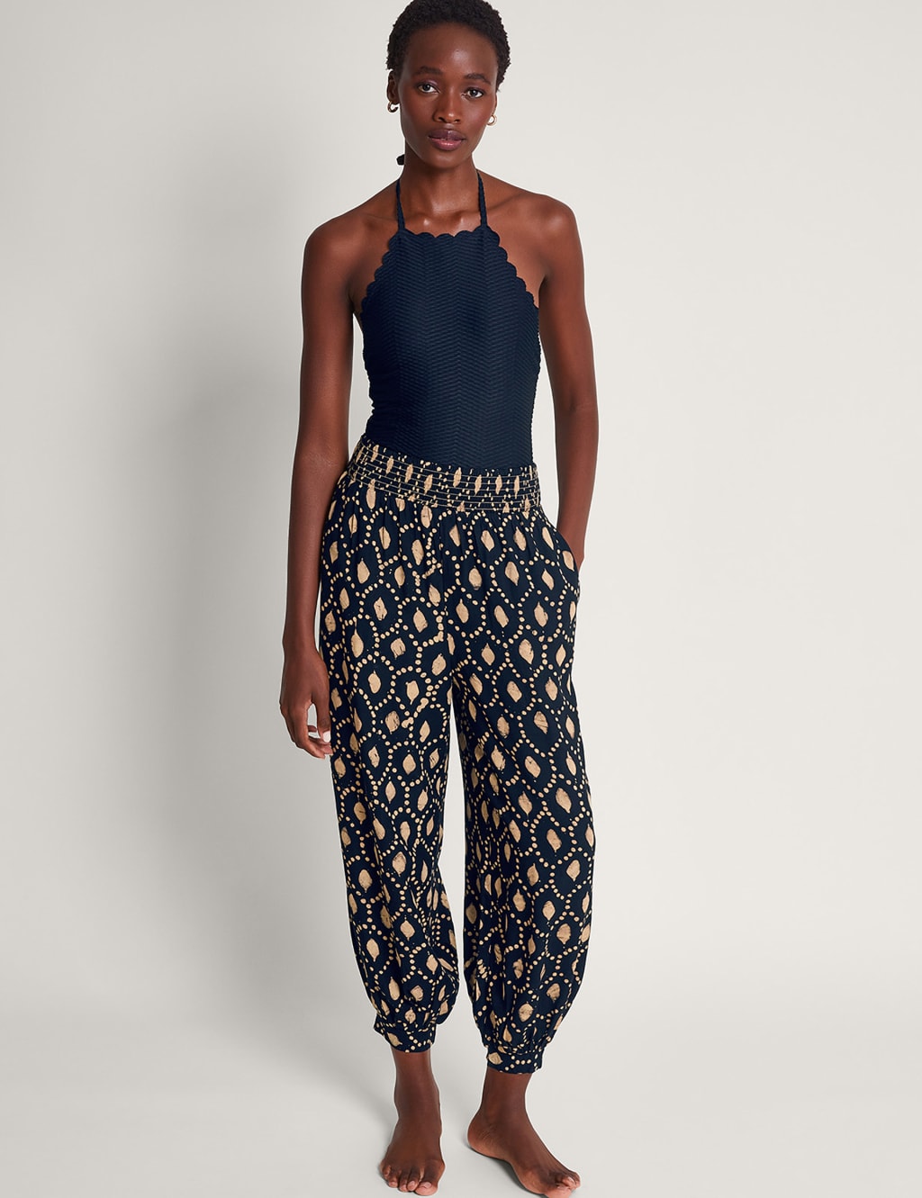 M&s cropped trousers best sale