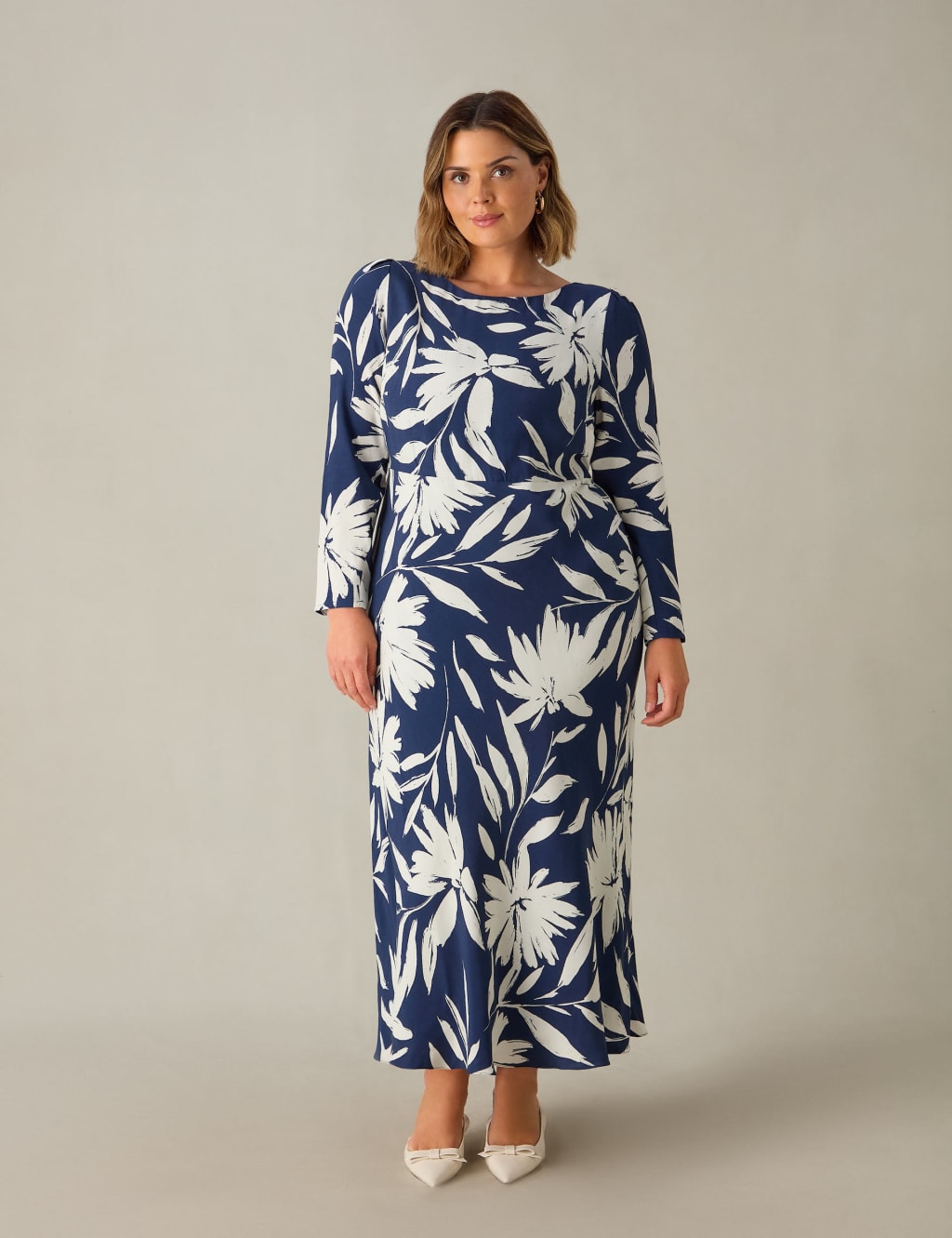 Plus size maxi swing dress clearance