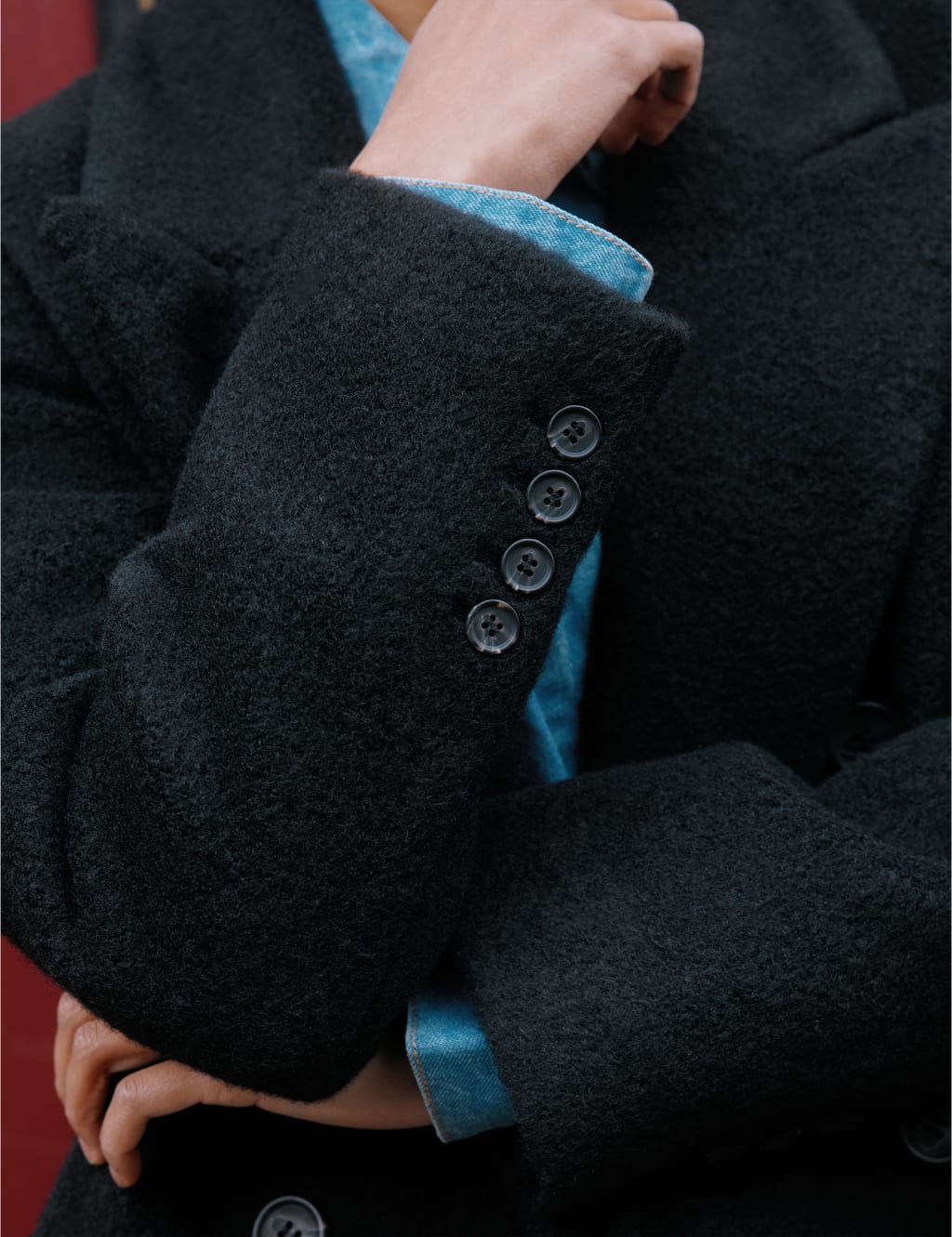 Double Breasted Tailored Coat 3 of 4