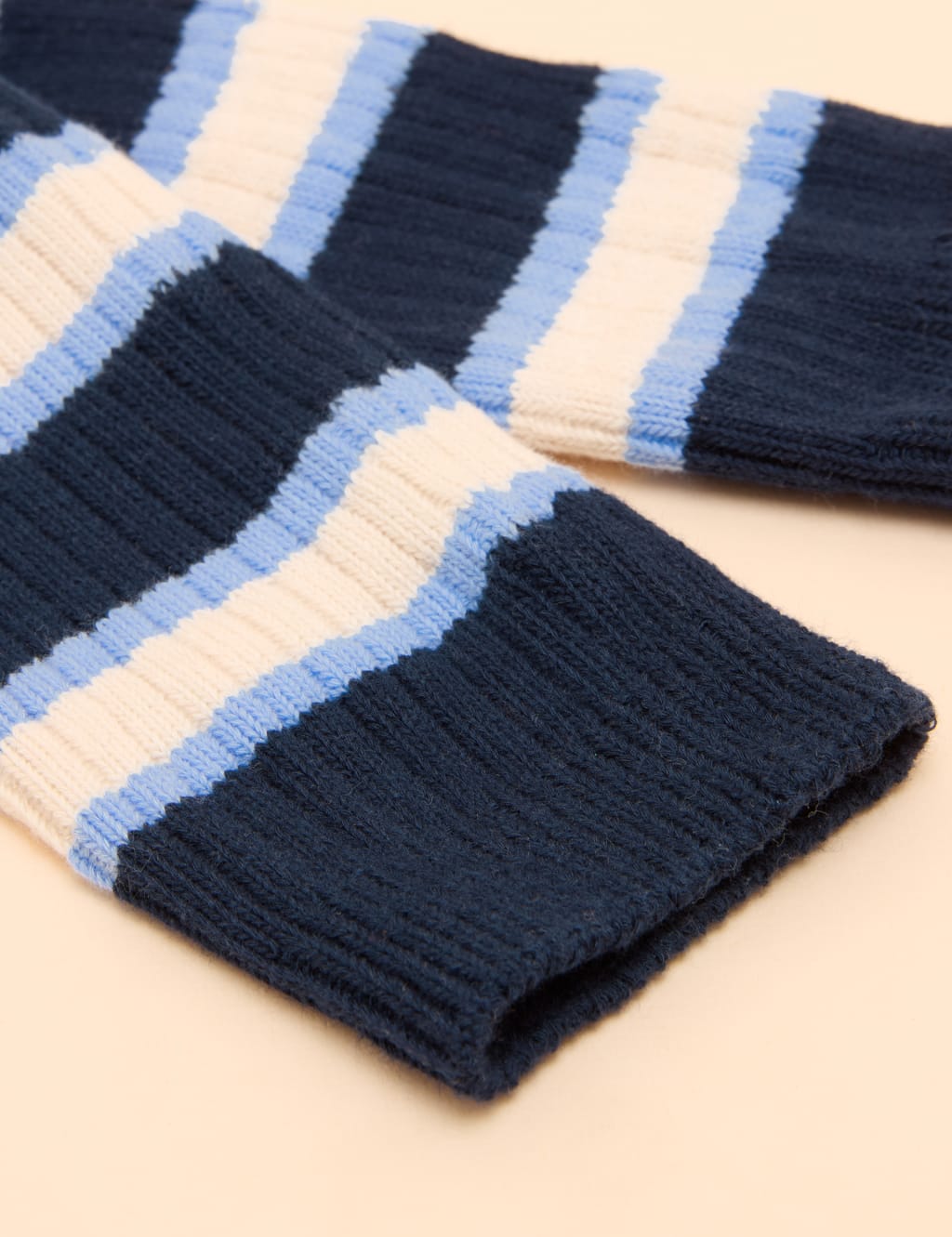 Cotton Rich Striped Knee High Socks 2 of 3