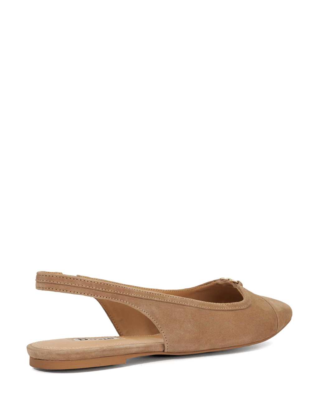 Suede Flat Slingback Shoes 3 of 5