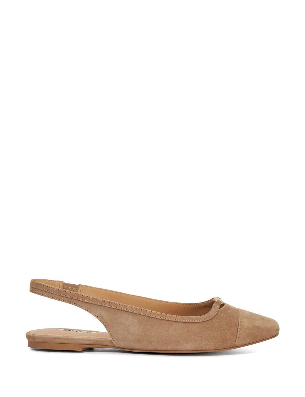 Suede Flat Slingback Shoes 1 of 5