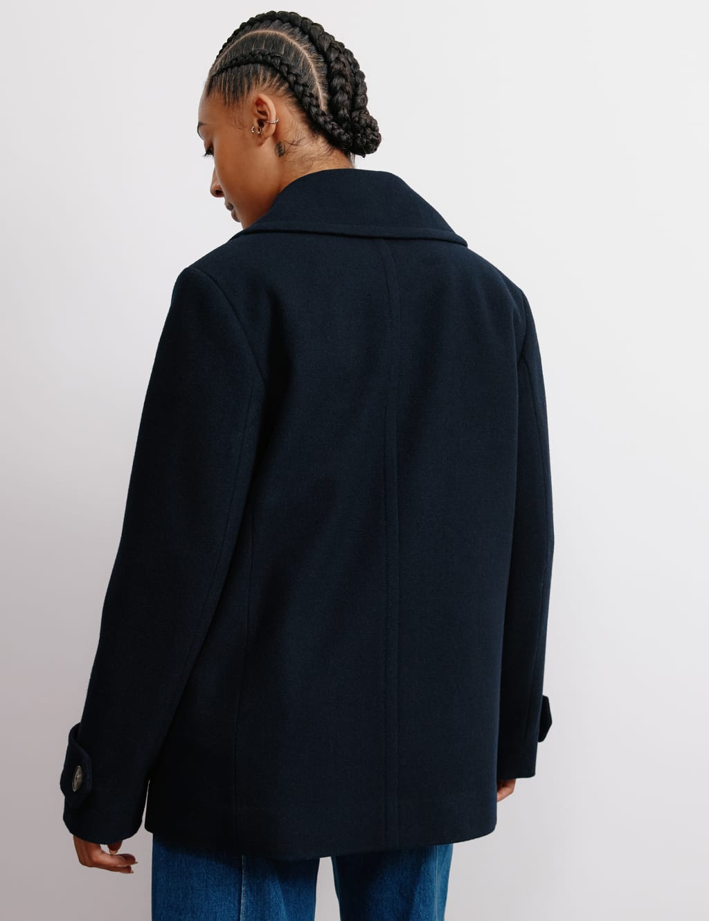 M and s pea coat discount